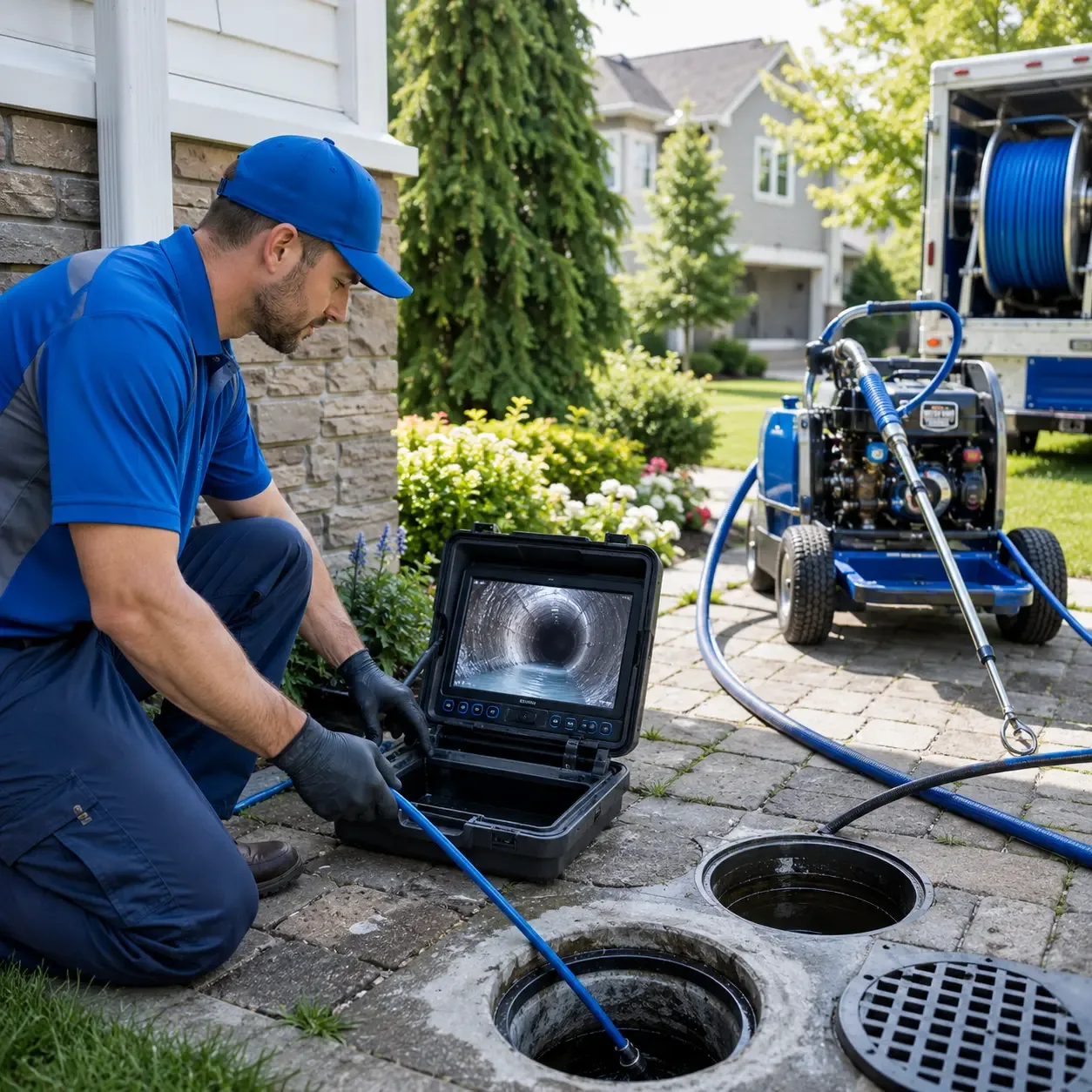 Outdoor drain cleaning professionals serving Armonk, NY
